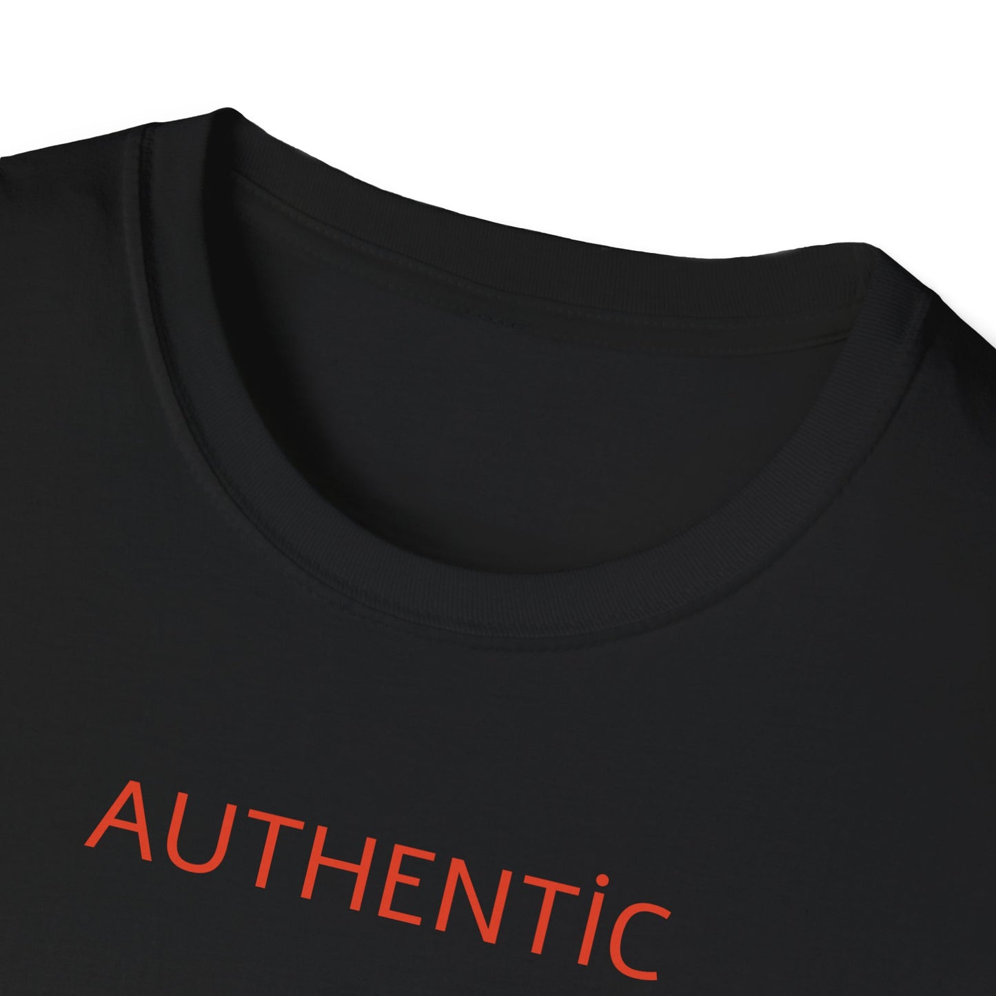 Authentic Statue Graphic T-Shirt — 'AUTHENTIC' Minimal Front with Roman Statue Back