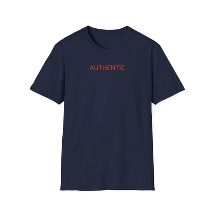 Authentic Statue Graphic T-Shirt — 'AUTHENTIC' Minimal Front with Roman Statue Back