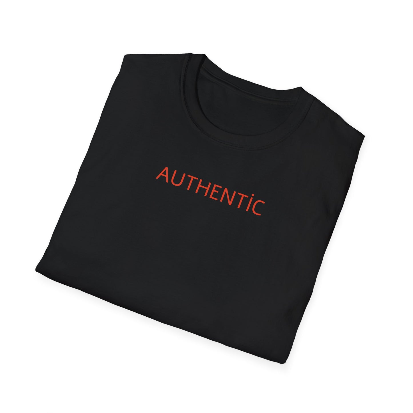 Authentic Statue Graphic T-Shirt — 'AUTHENTIC' Minimal Front with Roman Statue Back