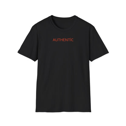 Authentic Statue Graphic T-Shirt — 'AUTHENTIC' Minimal Front with Roman Statue Back