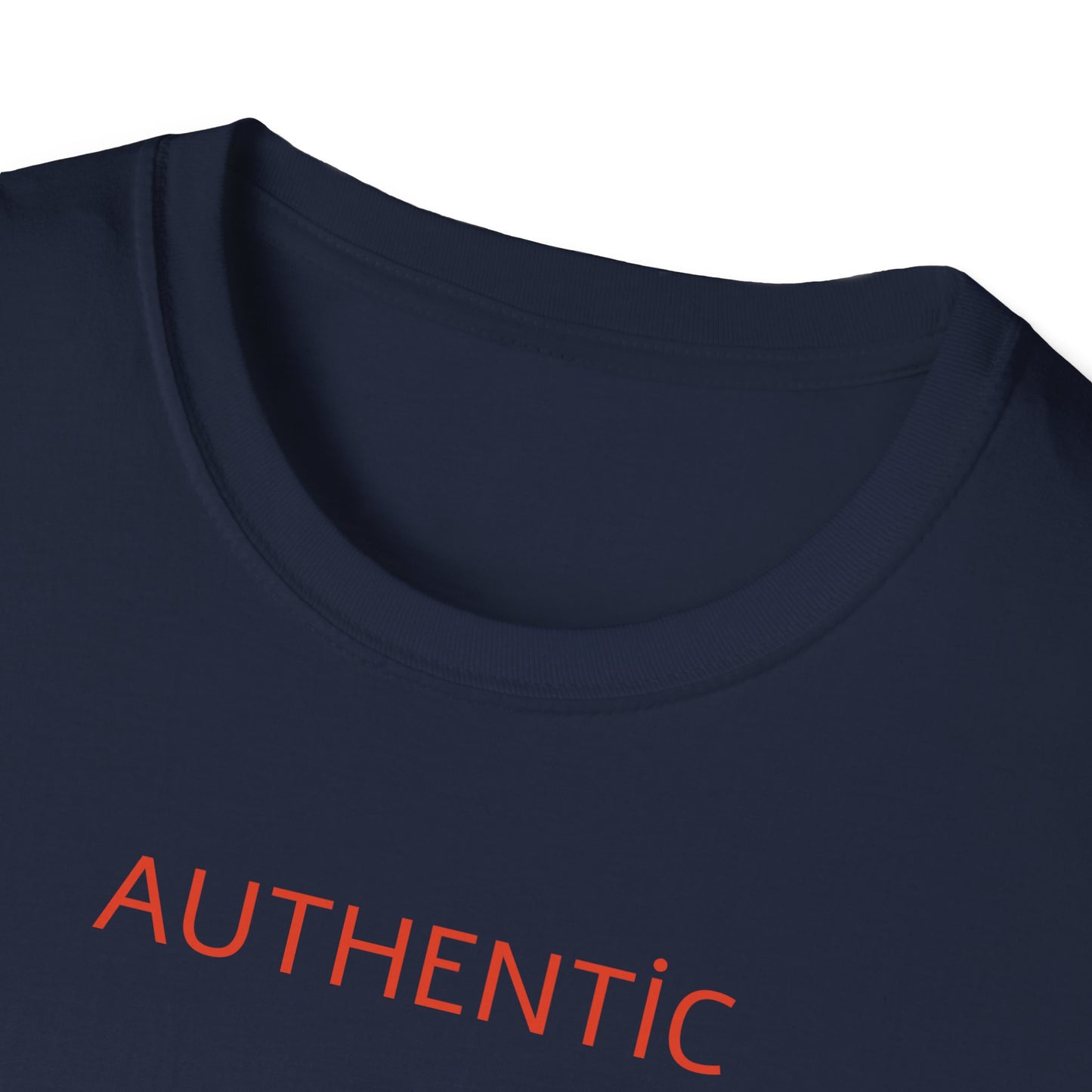 Authentic Statue Graphic T-Shirt — 'AUTHENTIC' Minimal Front with Roman Statue Back